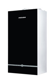 Настенный газовый котел MIZUDO MAESTRO GEM M24Т c шиной OpenTherm стеклянная панель черная