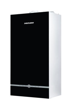 Настенный газовый котел MIZUDO MAESTRO GEM M24Т c шиной OpenTherm стеклянная панель черная
