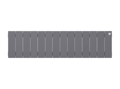 Биметаллический радиатор отопления Royal Thermo PianoForte 200 14 секций Silver Satin — фото 2