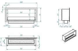 Биокамин Zefire Flagman 1000 Long