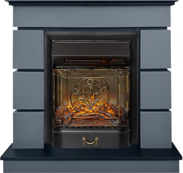 Каминокомплект Royal Flame Modern (Разборный) с очагом Majestic FX M Black RC серый графит (глубина 319 мм)
