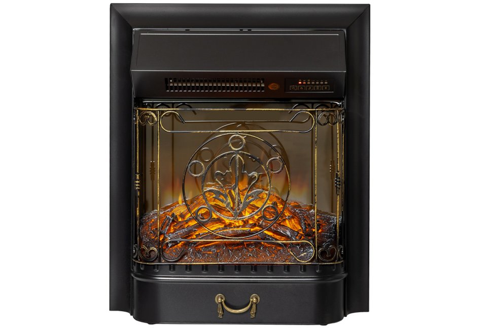 Каминокомплект Royal Flame Modern (Разборный) с очагом Majestic FX M Black RC серый графит (глубина 319 мм)
