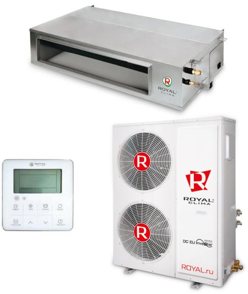 Канальная сплит-система Royal Clima CO-D 48HNCI/CO-E 48HNCI Competenza DC Inverter 2024
