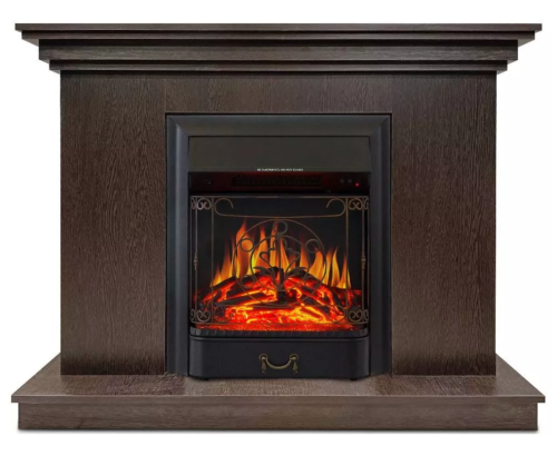 Каминокомплект Хорошие Камины Марс с очагом Royal Flame Majestic FX Black венге — фото 1