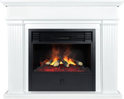 Каминокомплект Royal Flame Bern (Разборный) с очагом Design B650RF 3D бьянко белый — фото 1