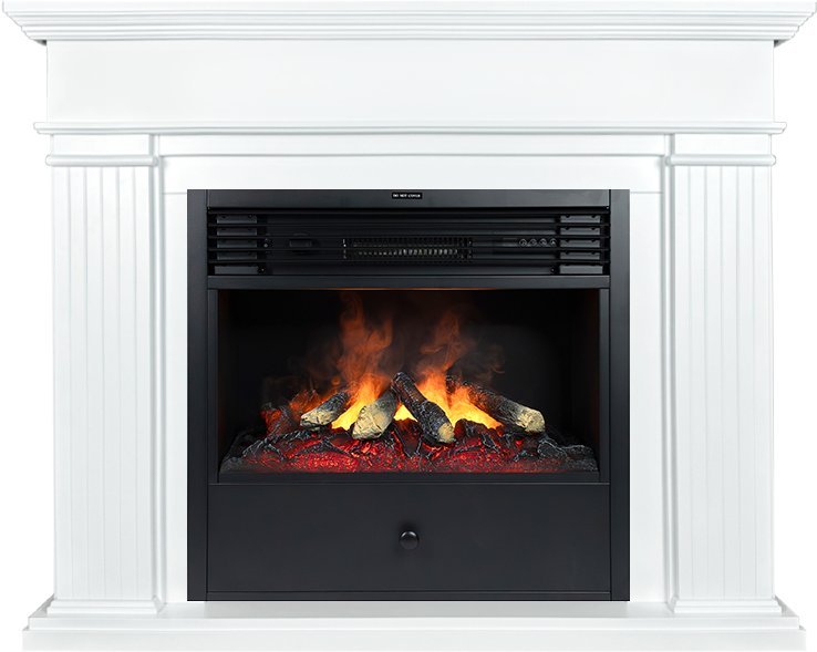 Каминокомплект Royal Flame Bern (Разборный) с очагом Design B650RF 3D бьянко белый — фото 1