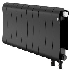 Биметаллический радиатор отопления Royal Thermo Infinity 300 Noir Sable VR80 10 секций