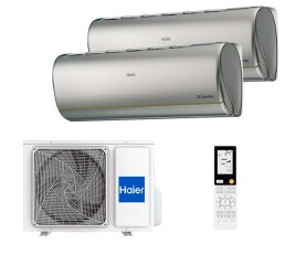 Мульти сплит-система на 2 комнаты 25+25 м2 Haier 2х AS25S2SJ2FA-S/2U40S2SM1FA Jade Super Match