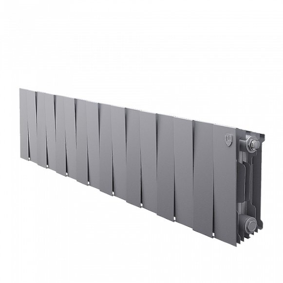 Изображение товара Биметаллический радиатор Royal Thermo PianoForte 200 16 секций Silver Satin