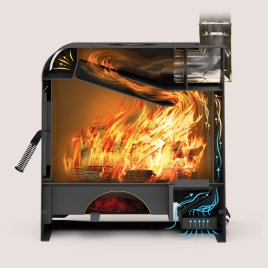 Печь отопительная Теплодар Метеор-220