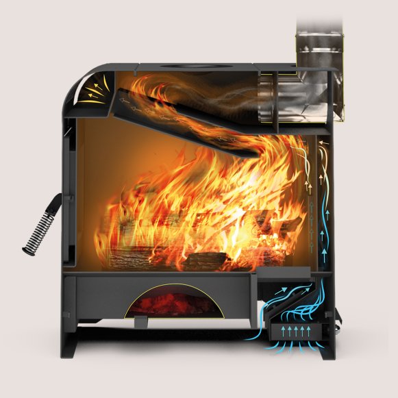 Печь отопительная Теплодар Метеор-220