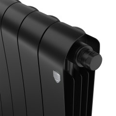 Биметаллический радиатор отопления Royal Thermo Infinity 500 VR80 6 секций Noir Sable