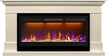 Каминокомплект Royal Flame California с очагом Crystal 40 RF слоновая кость (Высота 860)