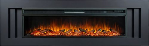 Каминокомплект Royal Flame Line 60 (Разборный) с очагом Vision 60 LOG LED cерый графит — фото 1