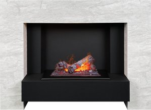 Каминокомплект Dimplex Tokyo с очагом Cassette 400 NH скол камня лайт