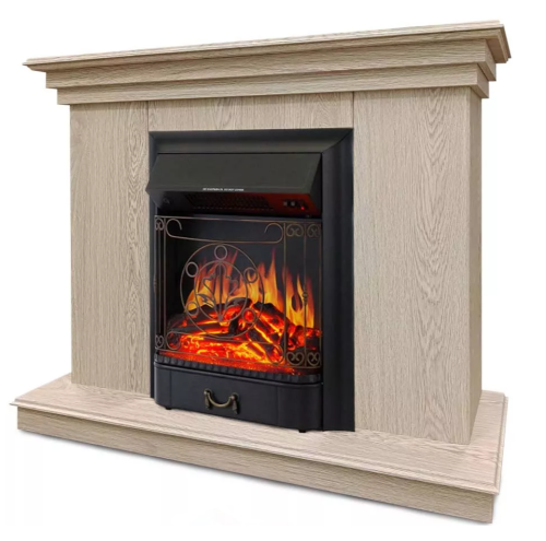 Каминокомплект Хорошие Камины Марс с очагом Royal Flame Majestic FX Black сосна — фото 2
