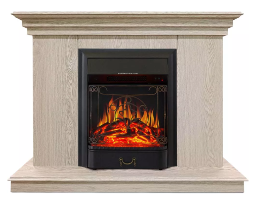 Каминокомплект Хорошие Камины Марс с очагом Royal Flame Majestic FX Black сосна — фото 1
