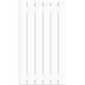 Биметаллический радиатор отопления Rifar Supremo 800 боковое подключение 5 секций белый RAL 9016