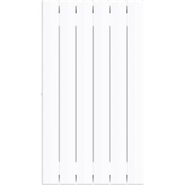 Биметаллический радиатор отопления Rifar Supremo 800 боковое подключение 5 секций белый RAL 9016