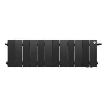 Биметаллический радиатор отопления Royal Thermo PianoForte 200 VDR80 Noir Sable 12 секций