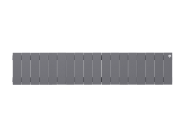 Биметаллический радиатор отопления Royal Thermo PianoForte 200 18 секций Silver Satin
