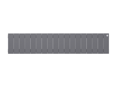 Биметаллический радиатор отопления Royal Thermo PianoForte 200 18 секций Silver Satin — фото 2