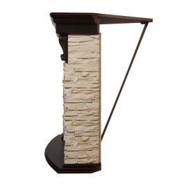 Каминокомплект Firelight Torre 25U с очагом Electrolux EFP/P-2520LS сланец белый/шпон темный дуб