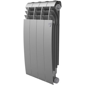 Биметаллический радиатор отопления Royal Thermo BiLiner B 500 4 секции Silver Satin