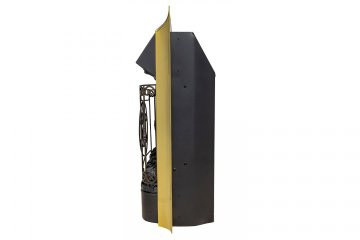 Каминокомплект Royal Flame Dublin (Разборный) с очагом Majestic FX Brass орех каньон/сланец