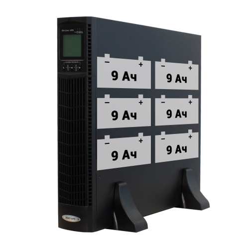 Источник бесперебойного питания Бастион Skat-UPS 3000 RACK+6x9Ah — фото 3