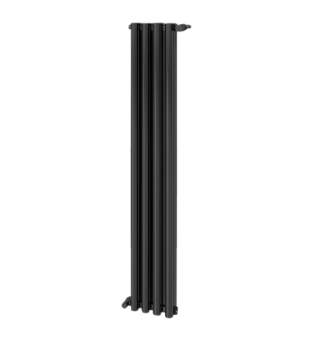Алюминиевый радиатор отопления Stout SRA-3120-18000704 Anteprima 1800 4 секции черный