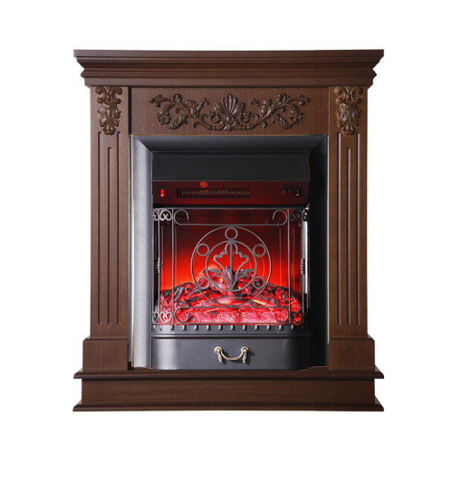 Каминокомплект Interflame Берта Люкс с очагом Majestic FX M Black дуб — фото 1