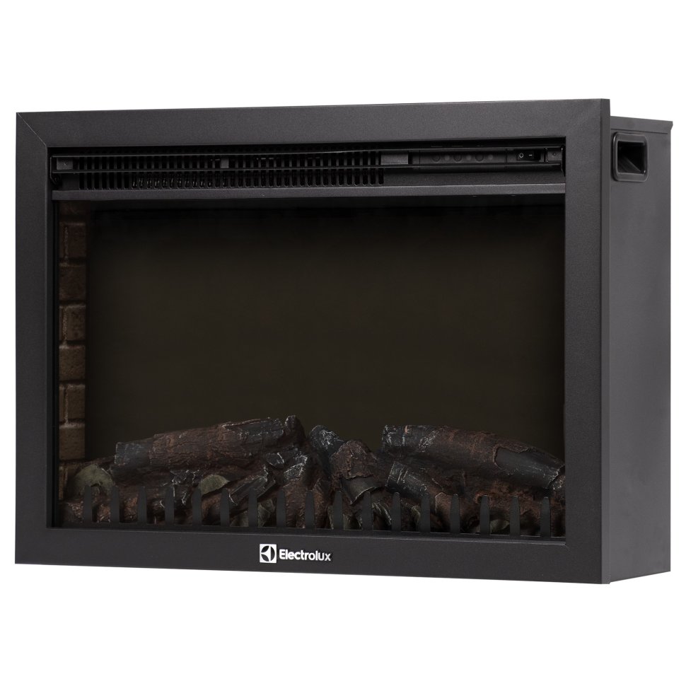 Каминокомплект Firelight Bricks 25 с очагом Electrolux EFP/P-2520LS N камень бежевый/шпон темный дуб — фото 10