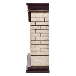 Каминокомплект Firelight Bricks 25 с очагом Electrolux EFP/P-2520LS N камень бежевый/шпон темный дуб