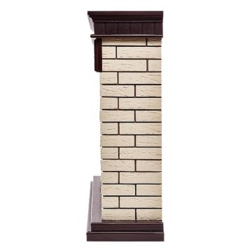 Каминокомплект Firelight Bricks 25 с очагом Electrolux EFP/P-2520LS N камень бежевый/шпон темный дуб