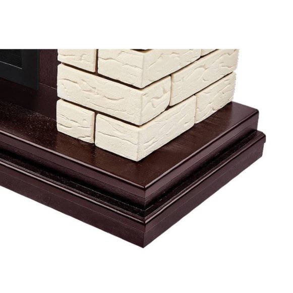 Каминокомплект Firelight Bricks 25 с очагом Electrolux EFP/P-2520LS N камень бежевый/шпон темный дуб