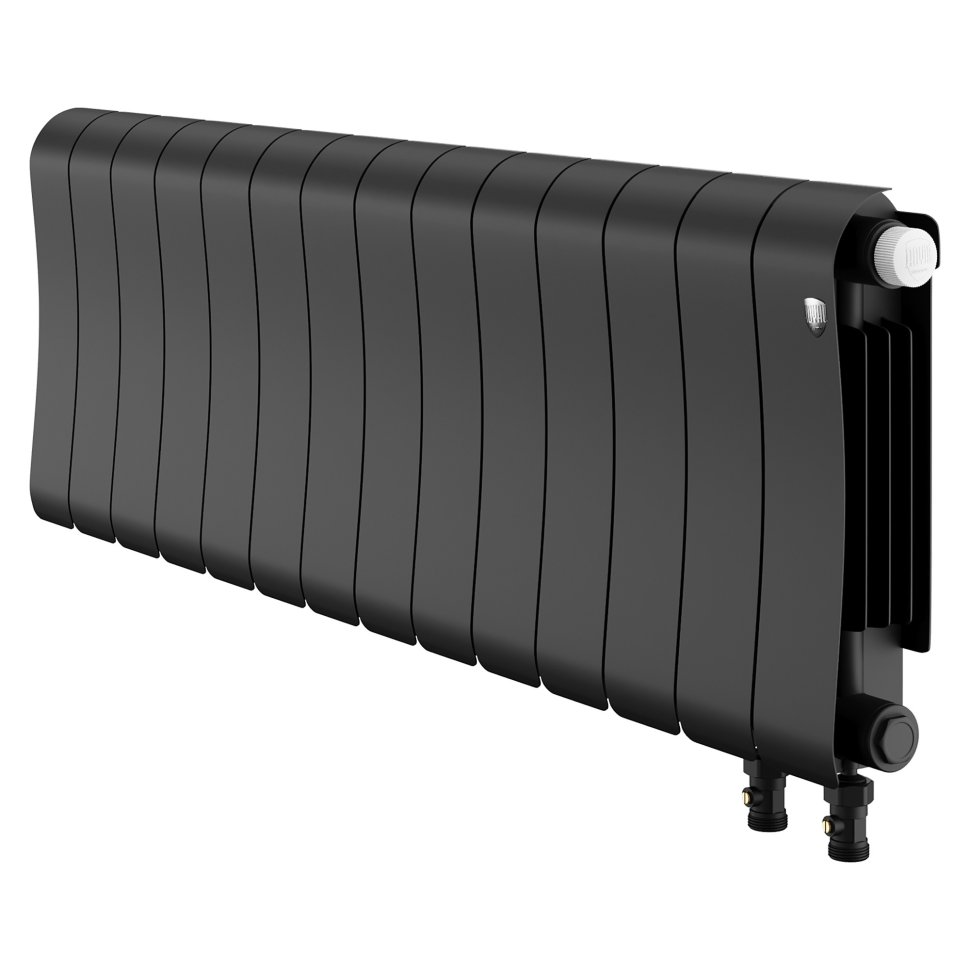 Биметаллический радиатор отопления Royal Thermo Infinity 300 Noir Sable VR80 14 секций