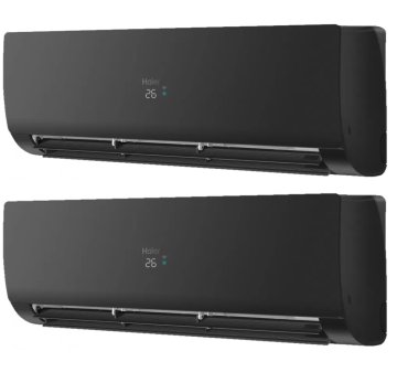 Мульти сплит-система на 2 комнаты 25+25 м2 Haier 2х AS25S2SF2FA-B/2U40S2SM1FA Flexis Super Match