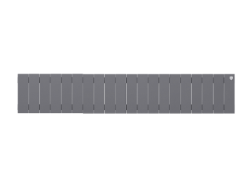 Биметаллический радиатор отопления Royal Thermo PianoForte 200 20 секций Silver Satin