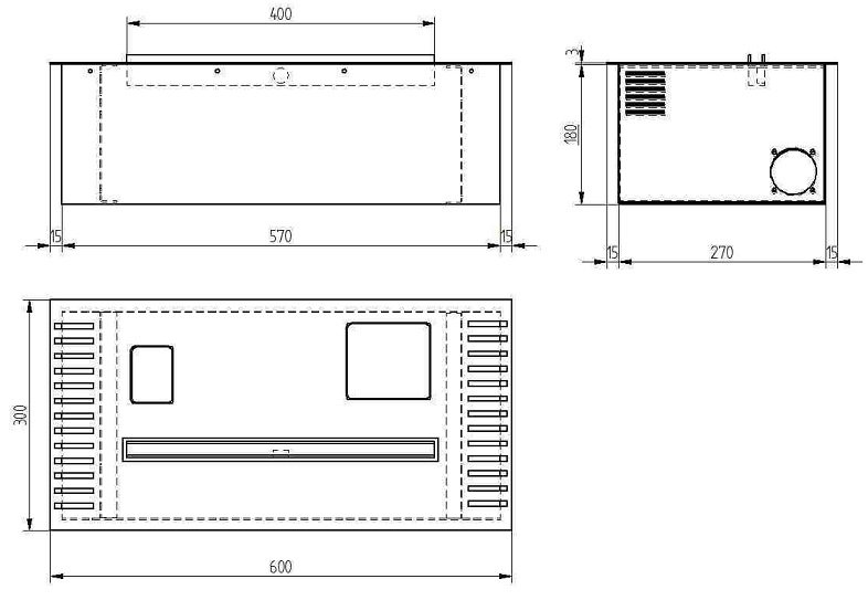 Биокамин автоматический Zefire 600 — фото 3