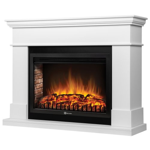 Каминокомплект Firelight California 30 с очагом Electrolux EFP/P-3020LS белый — фото 2
