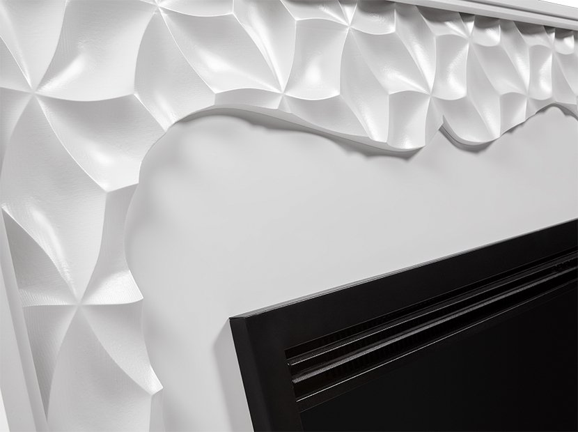 Каминокомплект Firelight Vivo 30 с очагом Electrolux EFP/P-3020LS белый — фото 4