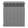 Биметаллический радиатор отопления Royal Thermo BiLiner B 500 6 секций Silver Satin