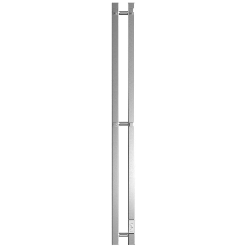 Электрический полотенцесушитель Stout Rock quadro 120*08 полированный 2 опоры