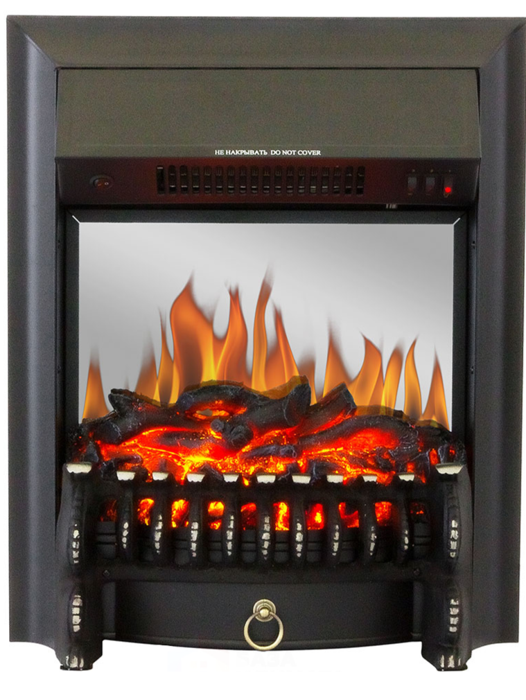 Каминокомплект Хорошие Камины Юпитер с очагом Royal Flame Fobos FX M Black белое дерево — фото 5