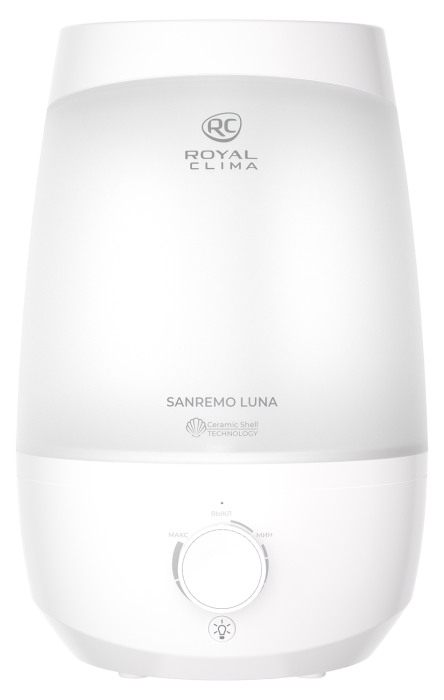 Увлажнитель воздуха ультразвуковой Royal Clima RUH-SL260/2.5M-WT Sanremo Luna