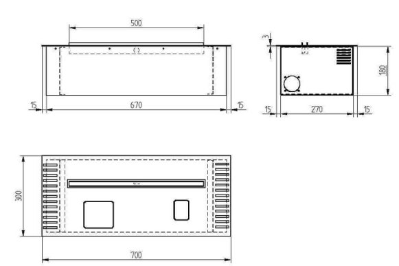 Биокамин автоматический Zefire 700