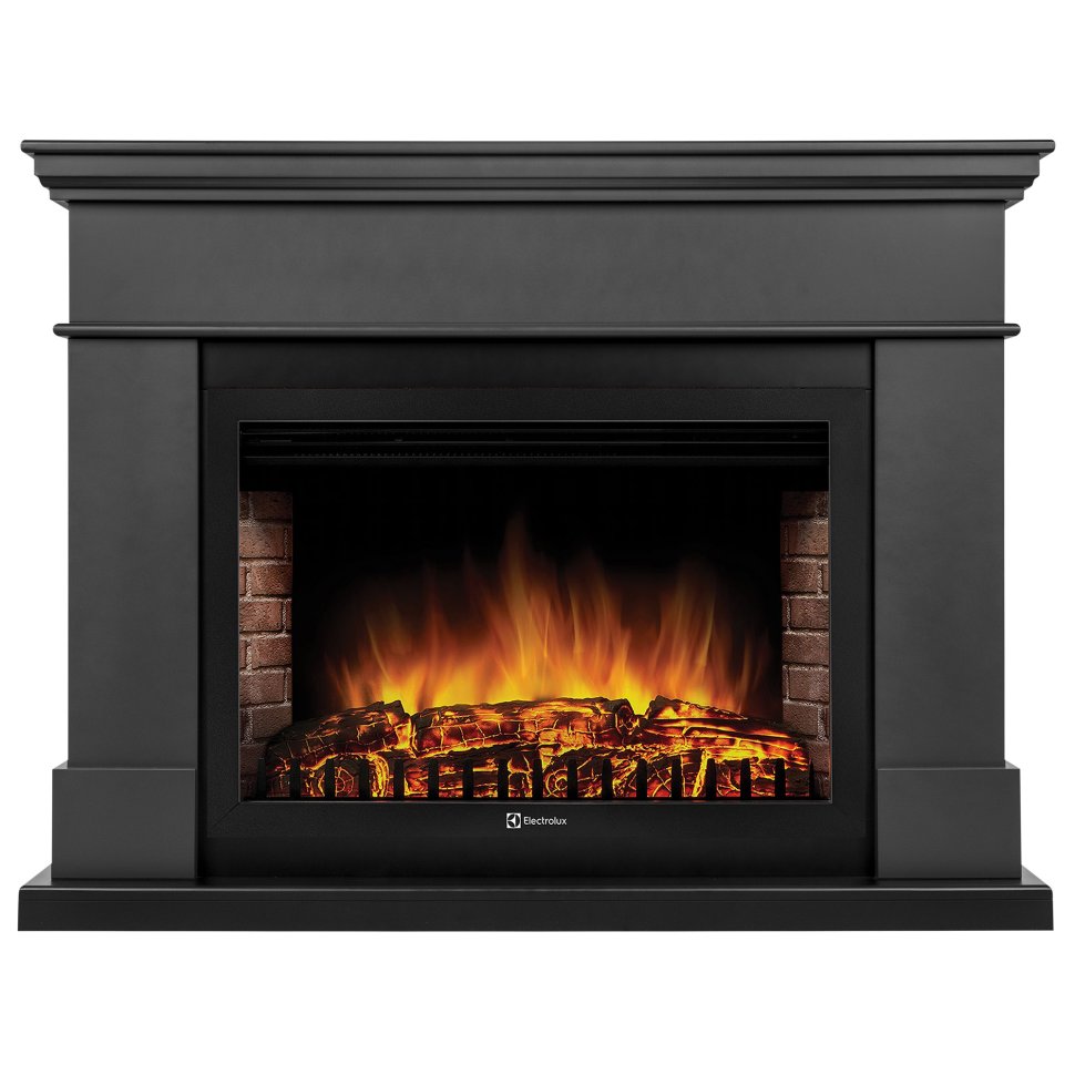 Каминокомплект Firelight California 30 с очагом Electrolux EFP/P-3020LS графит — фото 7