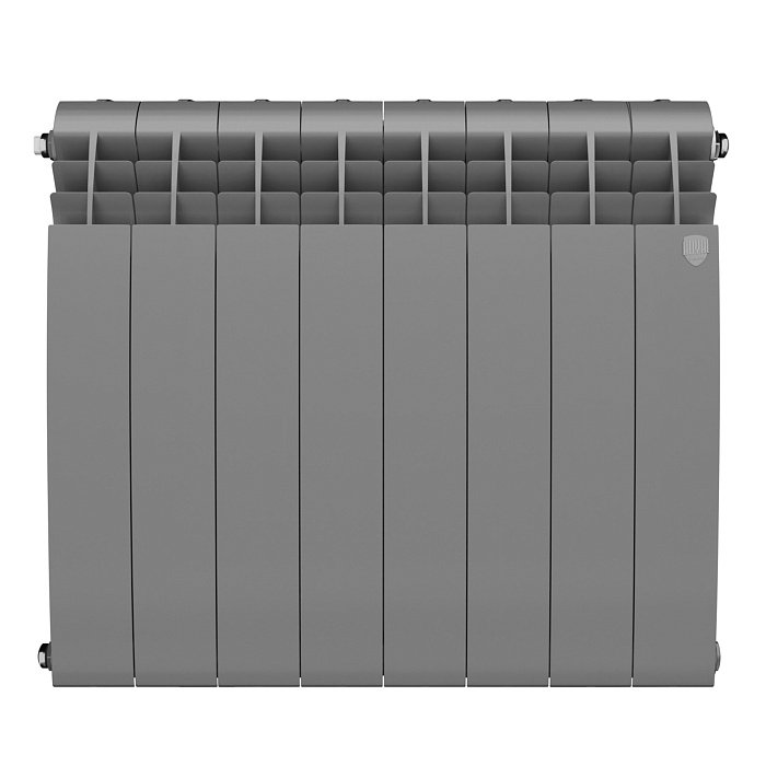 Биметаллический радиатор отопления Royal Thermo BiLiner B 500 8 секций Silver Satin