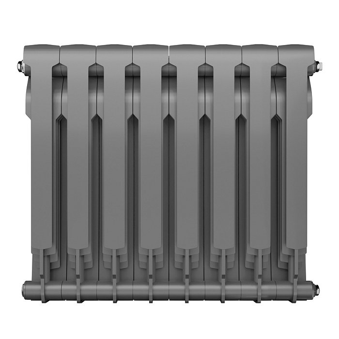 Биметаллический радиатор отопления Royal Thermo BiLiner B 500 8 секций Silver Satin
